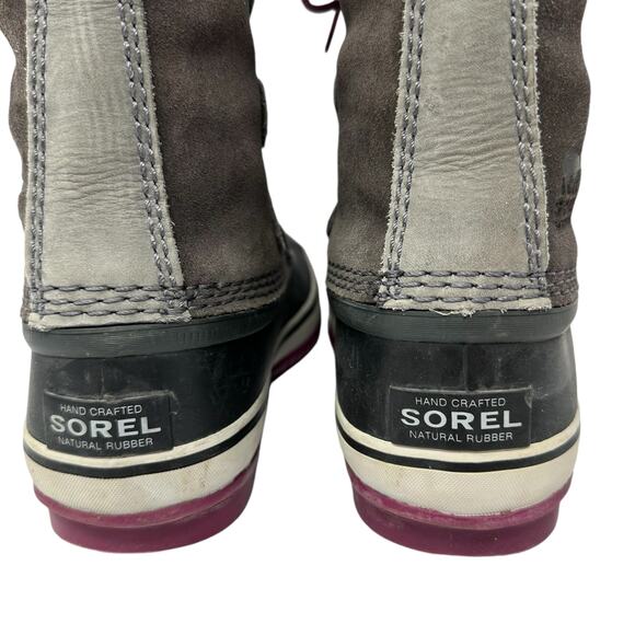 Sorel Joan of Arctic Snow Boot Women 6 Leather Waterproof Wool Liner Cabincore - Picture 8 of 9